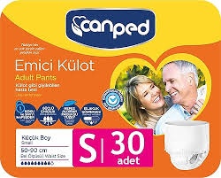 Canped Külot Bez 30'lu  M-L-XL