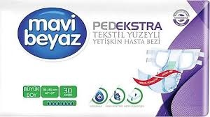 Mavi Beyaz Belbantlı 30'lu M-L-XL