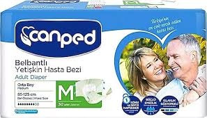 Canped Belbantlı Bez 30'lu XS-S-M-L-XL