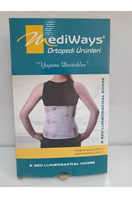 Mediways Lumbosakral Çelik Bantlı Korse (S-M-L-XL-XXL-XXXL)
